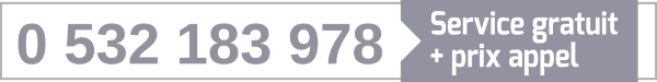 05 32 18 39 78 - Service gratuit + prix appel